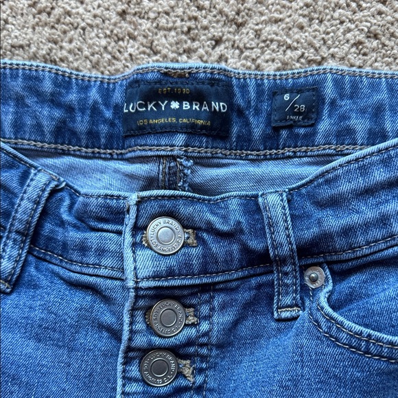 Womens 6 28 Ankle Skinny Jeans Lucky Brand - Picture 4 of 7